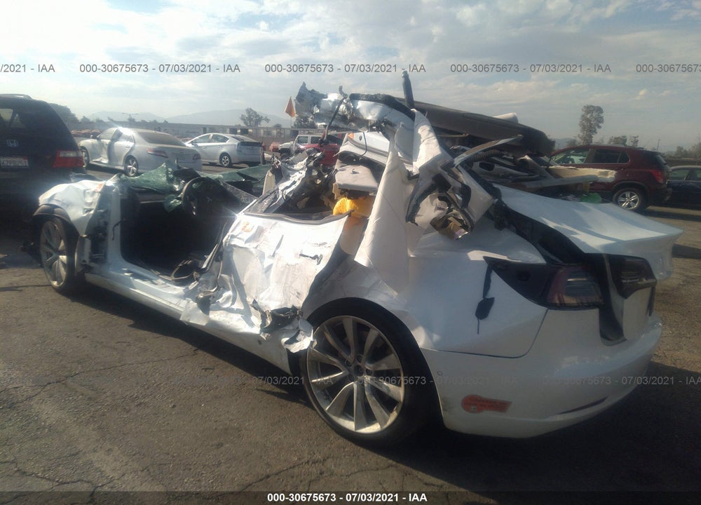 2019 TESLA MODEL 3 PERFORMANCE/LONG RANGE VIN: 5YJ3E1EBXKF512626