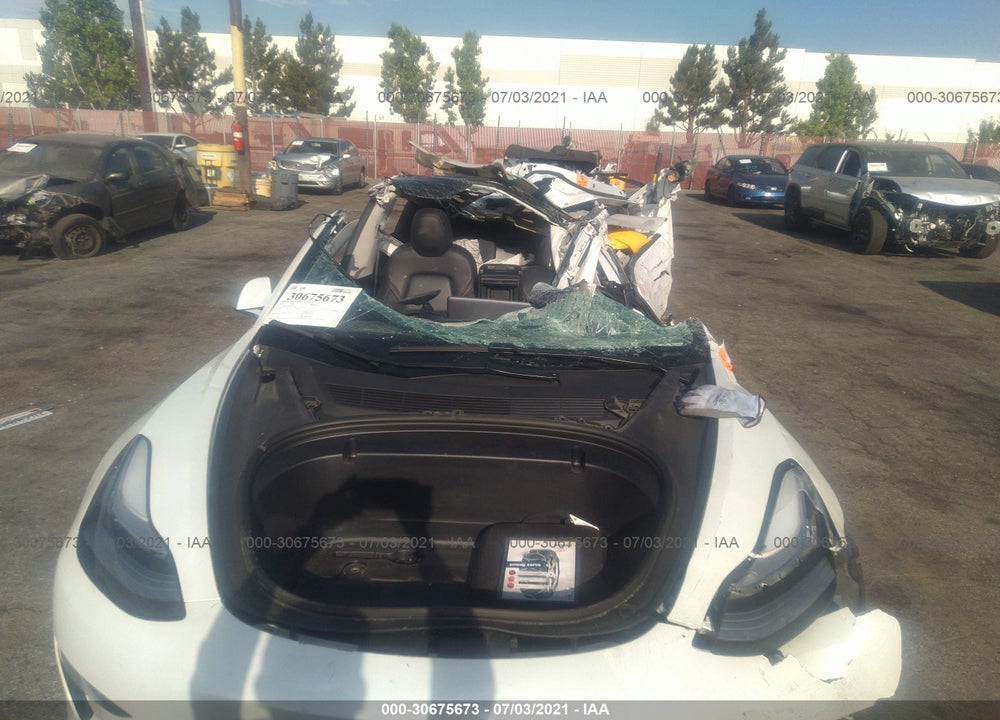 2019 TESLA MODEL 3 PERFORMANCE/LONG RANGE VIN: 5YJ3E1EBXKF512626