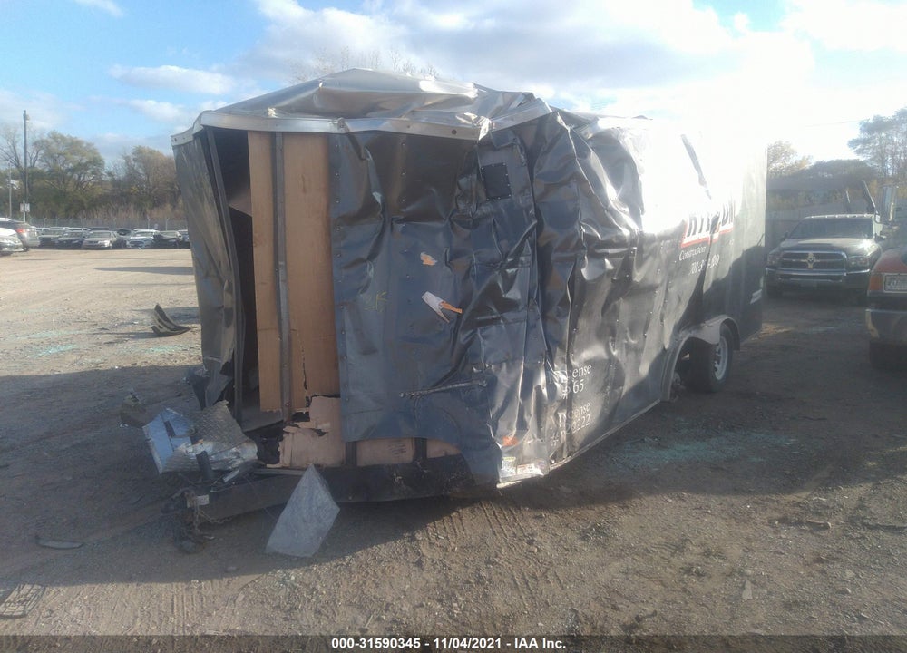 2017 HAUL MARK IND 16' ENCLOSED VIN: 575GB162XHH341538