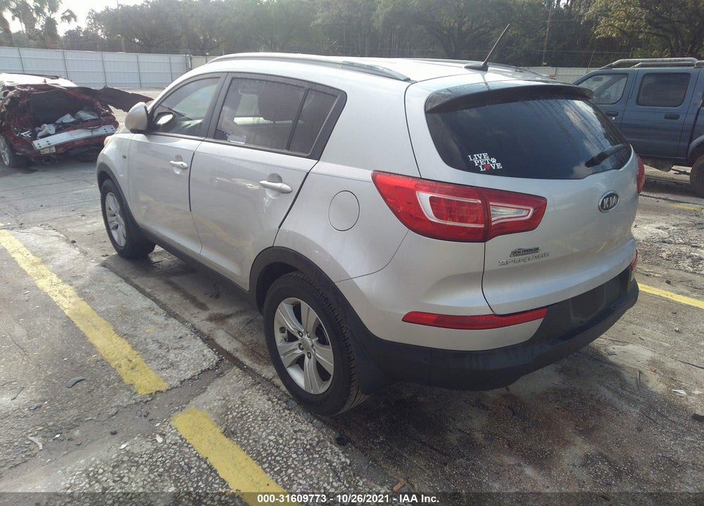 2012 KIA SPORTAGE LX VIN: KNDPB3A23C7297139