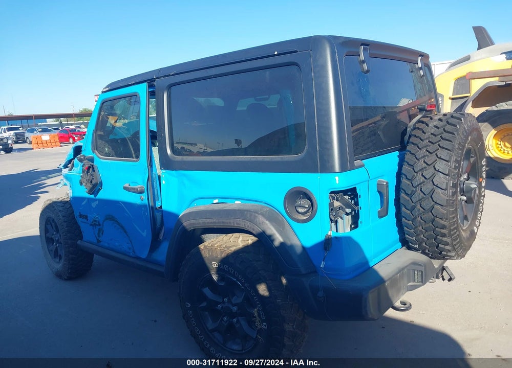 2021 JEEP WRANGLER WILLYS 4X4 VIN: 1C4GJXAN2MW627428