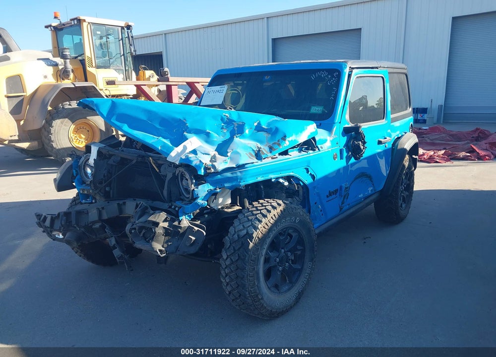 2021 JEEP WRANGLER WILLYS 4X4 VIN: 1C4GJXAN2MW627428