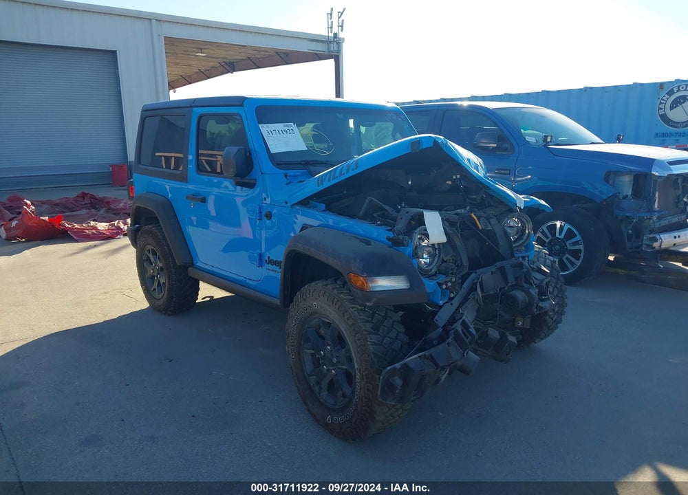 2021 JEEP WRANGLER WILLYS 4X4 VIN: 1C4GJXAN2MW627428