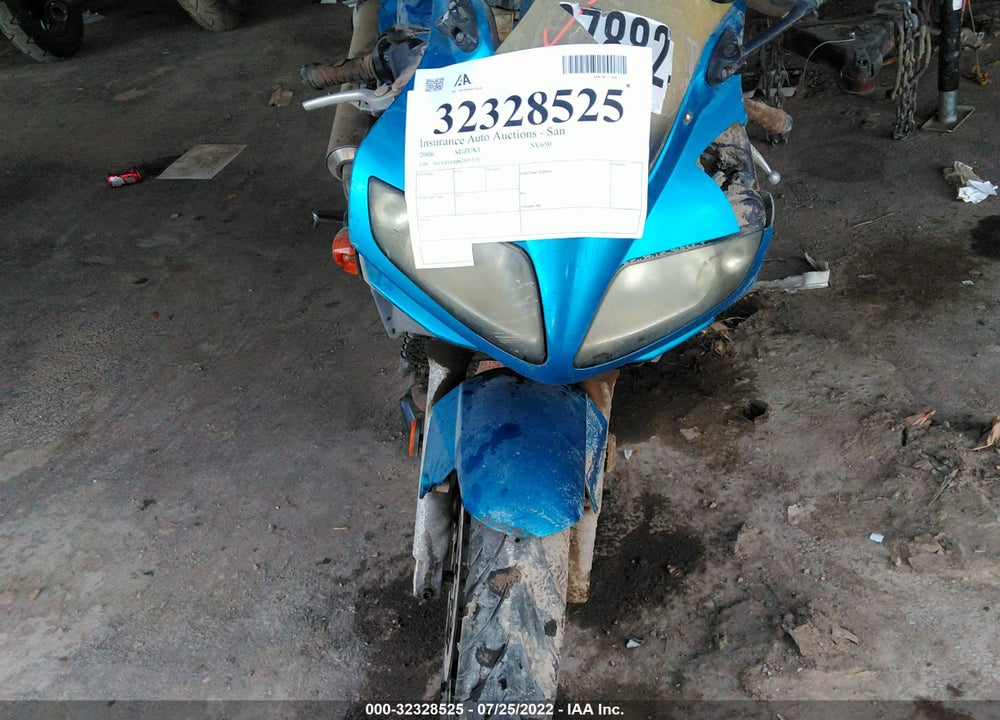 2006 SUZUKI SV650 VIN: JS1VP53A062105129