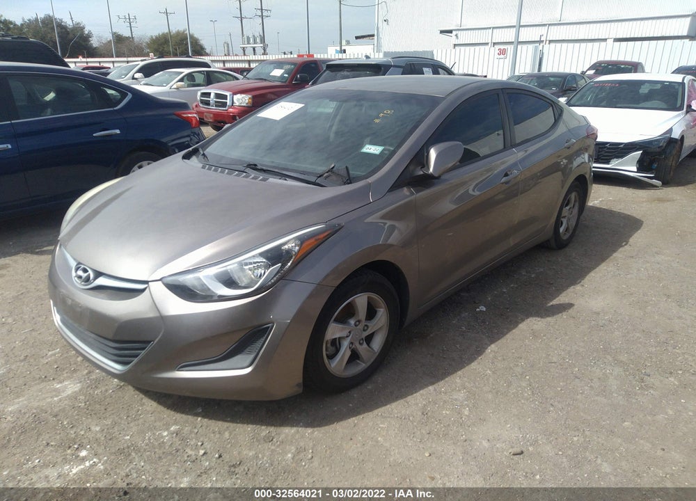 2014 HYUNDAI ELANTRA SE VIN: 5NPDH4AE4EH529084