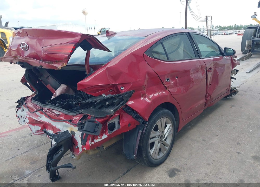 2019 HYUNDAI ELANTRA SEL VIN: KMHD84LF9KU771274