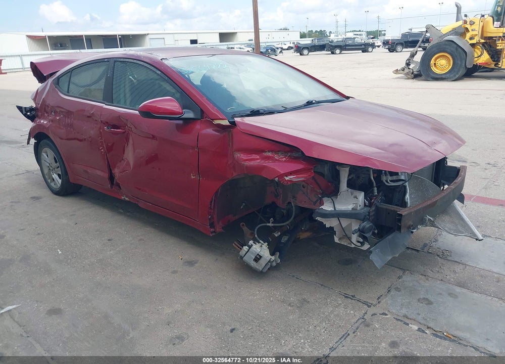 2019 HYUNDAI ELANTRA SEL VIN: KMHD84LF9KU771274