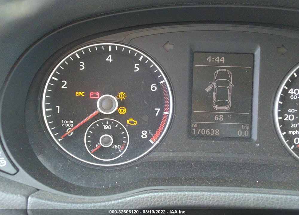 2014 VOLKSWAGEN PASSAT 1.8T SE VIN: 1VWBS7A34EC050634