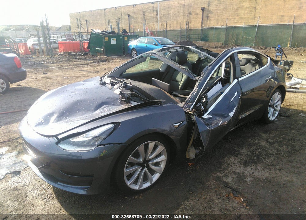 2020 TESLA MODEL 3 LONG RANGE DUAL MOTOR ALL-WHEEL DRIVE VIN: 5YJ3E1EB5LF646543