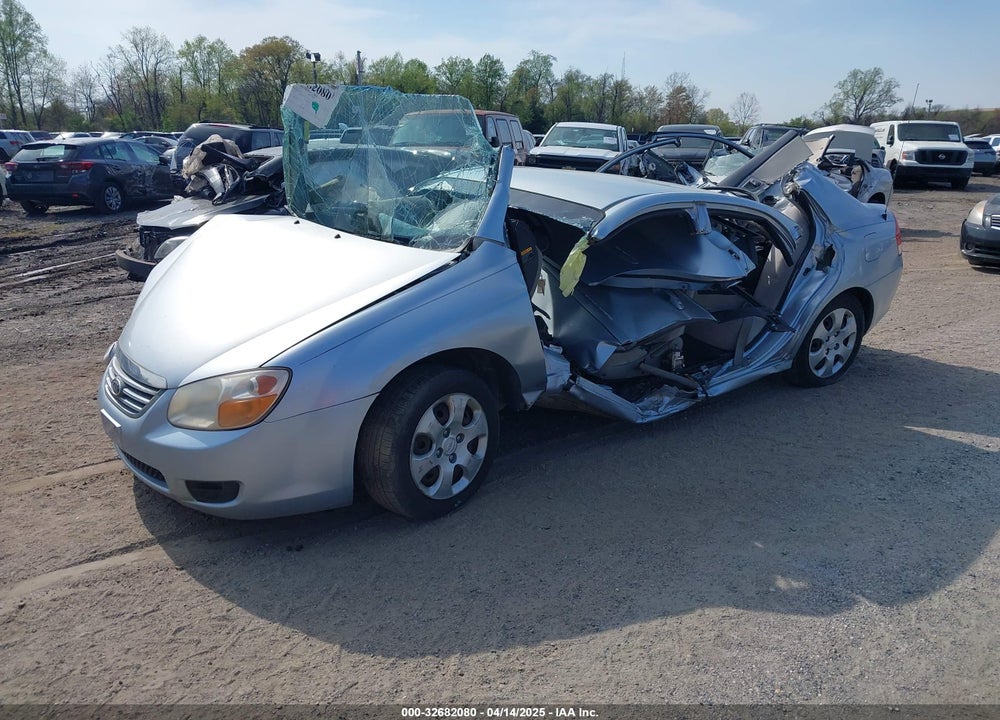 2008 KIA SPECTRA VIN: KNAFE122685502183
