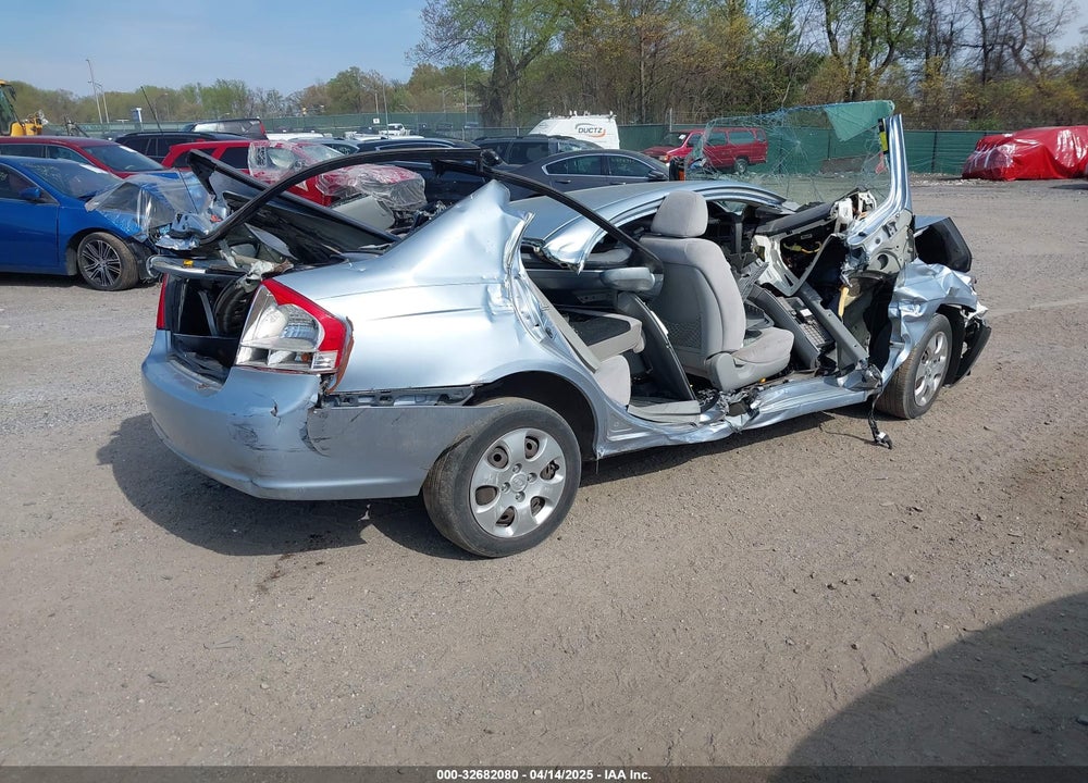 2008 KIA SPECTRA VIN: KNAFE122685502183