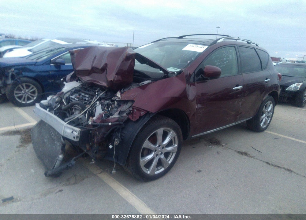 2012 NISSAN MURANO LE VIN: JN8AZ1MW6CW201504
