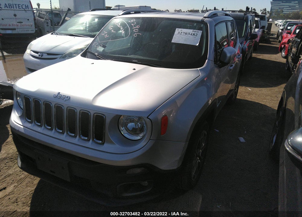 2016 JEEP RENEGADE LIMITED VIN: ZACCJADT3GPC77511