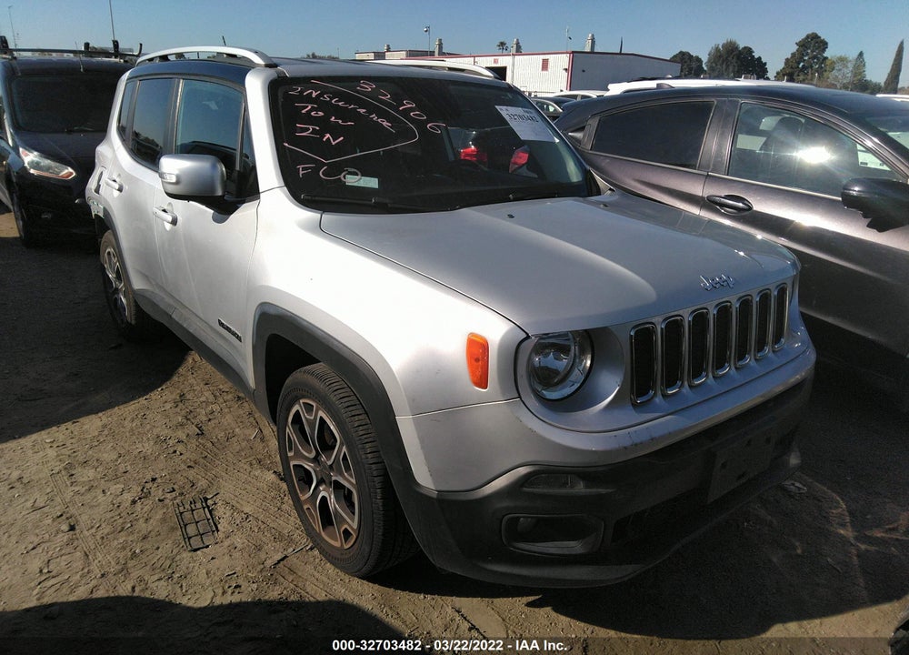 2016 JEEP RENEGADE LIMITED VIN: ZACCJADT3GPC77511