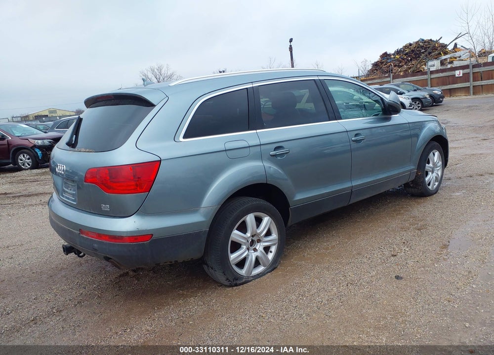 2007 AUDI Q7 3.6 PREMIUM VIN: WA1BY74L17D037974