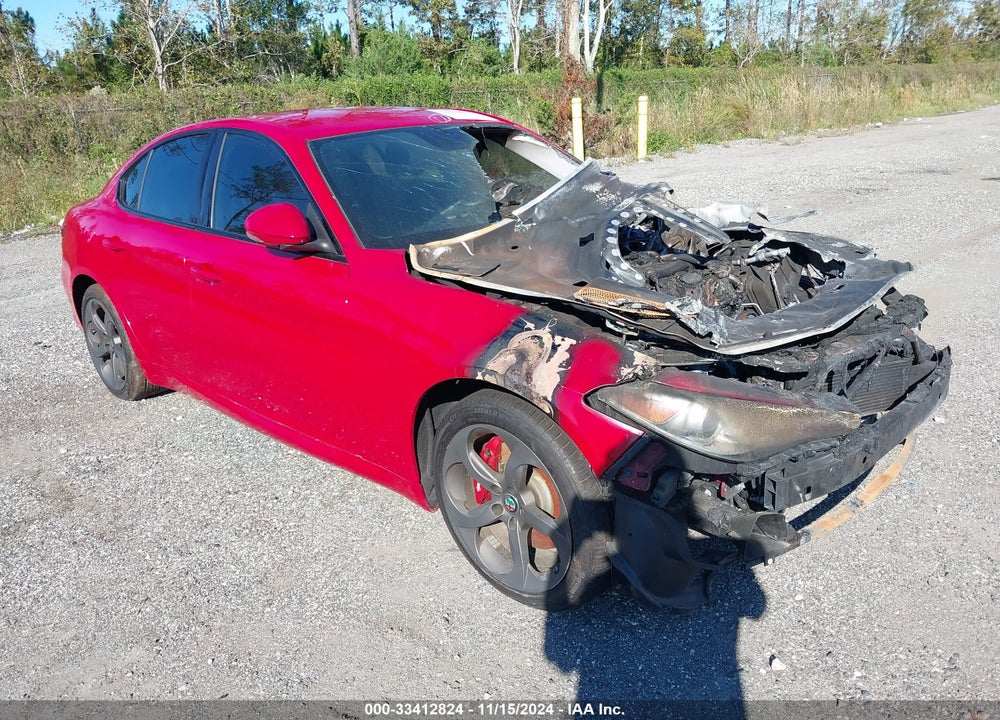 2017 ALFA ROMEO GIULIA RWD VIN: ZARFAEBN4H7533085