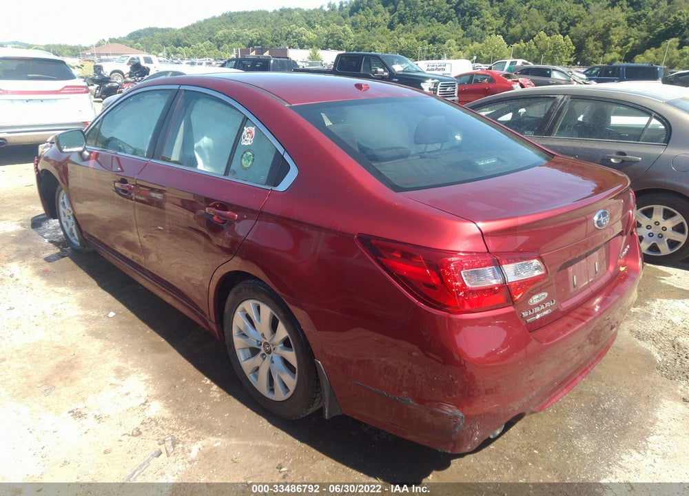 2015 SUBARU LEGACY 2.5I PREMIUM VIN: 4S3BNBE61F3014595