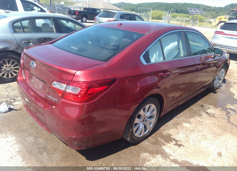 2015 SUBARU LEGACY 2.5I PREMIUM VIN: 4S3BNBE61F3014595