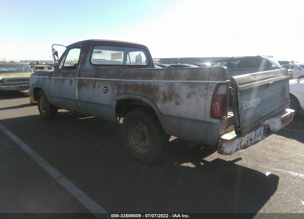 1979 DODGE RAM 250 VIN: RH41B9G215553