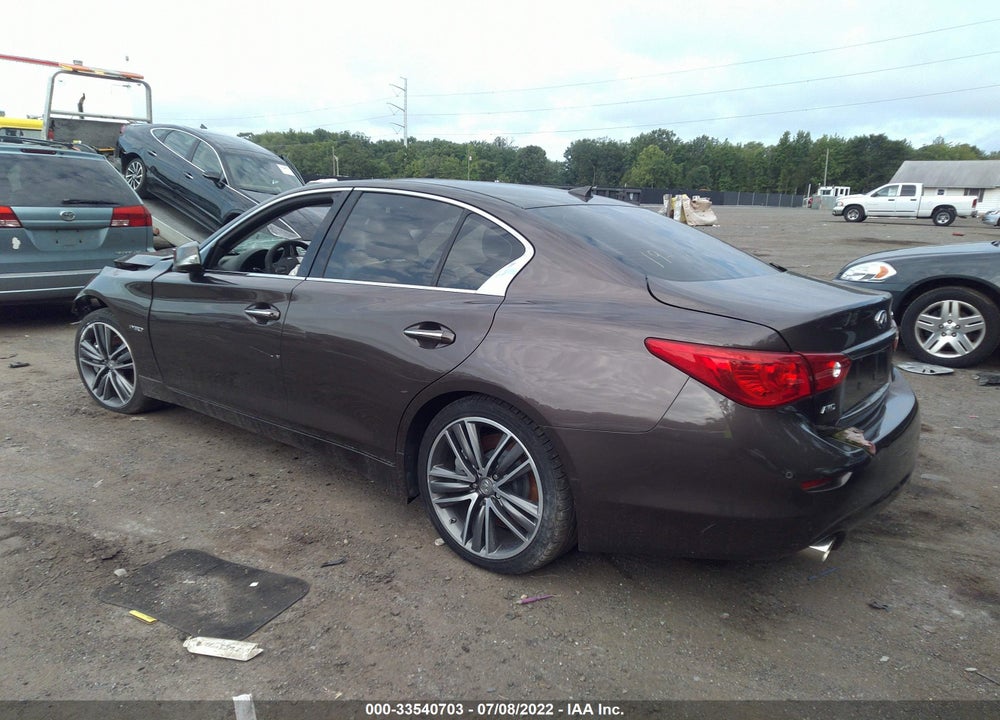 2014 INFINITI Q50 HYBRID SPORT VIN: JN1AV7AR1EM700060
