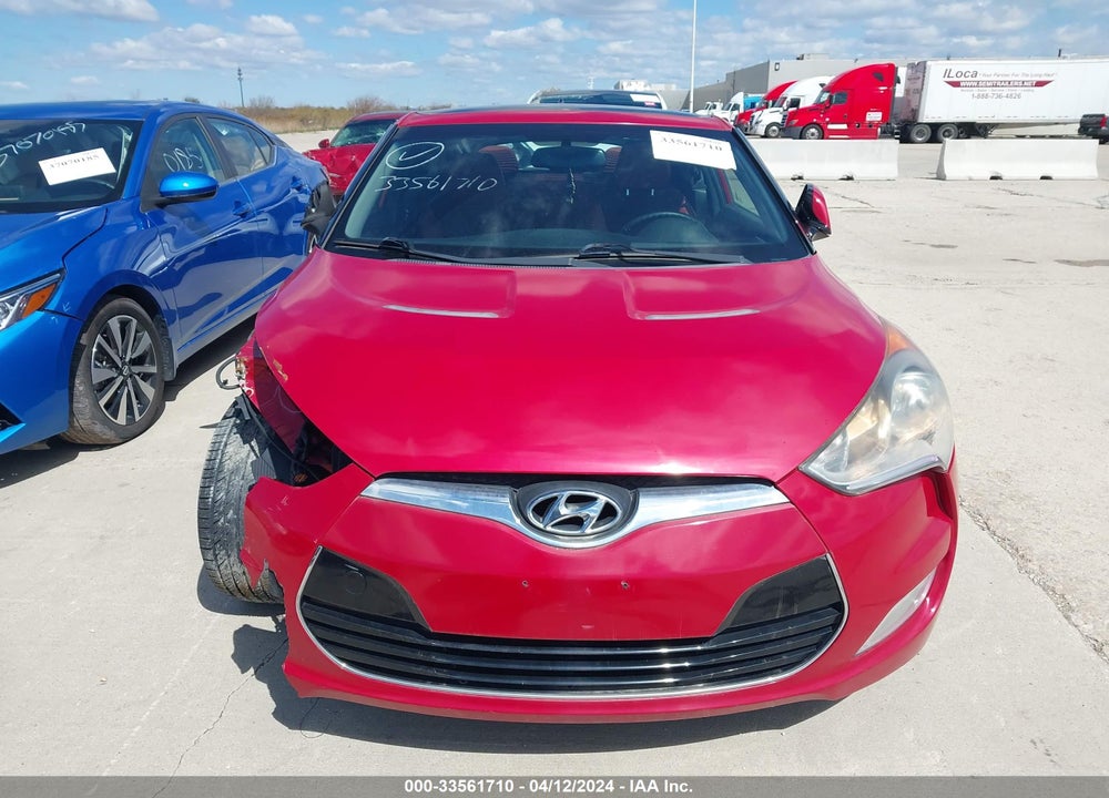 2013 HYUNDAI VELOSTER VIN: KMHTC6AD2DU171593