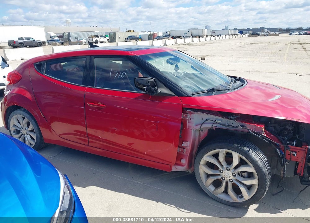 2013 HYUNDAI VELOSTER VIN: KMHTC6AD2DU171593