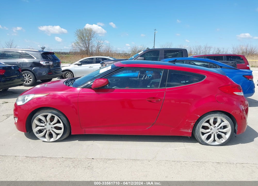 2013 HYUNDAI VELOSTER VIN: KMHTC6AD2DU171593