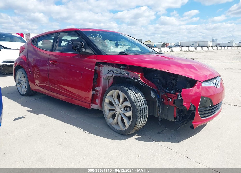 2013 HYUNDAI VELOSTER VIN: KMHTC6AD2DU171593