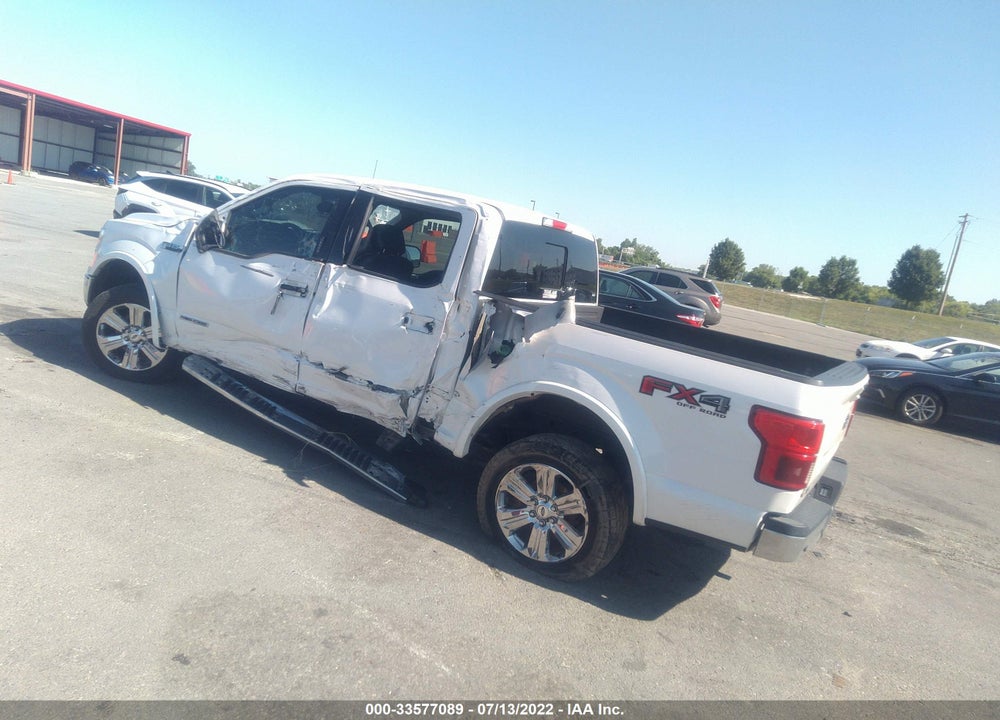 2018 FORD F-150 LARIAT VIN: 1FTFW1E13JFD96116