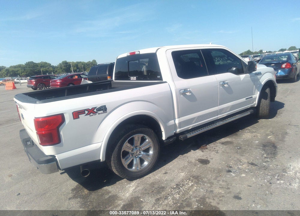 2018 FORD F-150 LARIAT VIN: 1FTFW1E13JFD96116