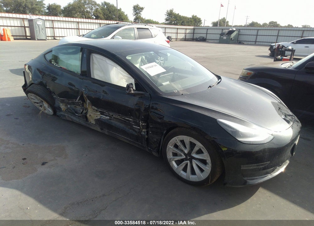 2021 TESLA MODEL 3 STANDARD RANGE PLUS REAR-WHEEL DRIVE VIN: 5YJ3E1EA2MF047821