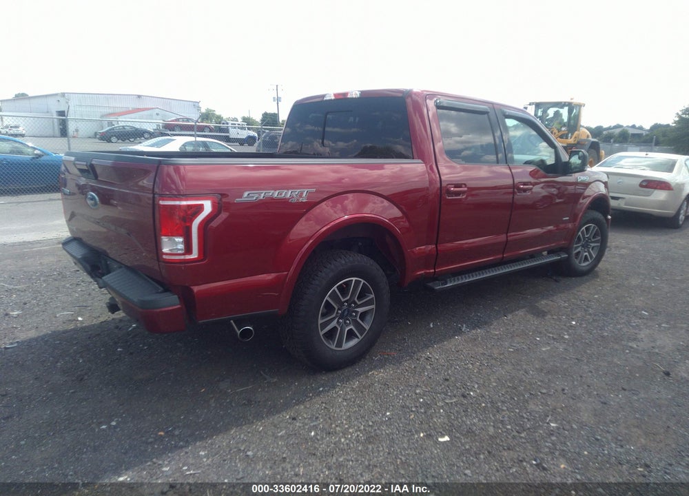 2017 FORD F-150 XLT VIN: 1FTEW1EP4HFC12201