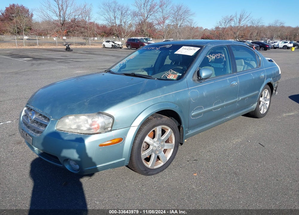 2002 NISSAN MAXIMA GLE VIN: JN1DA31A72T318144