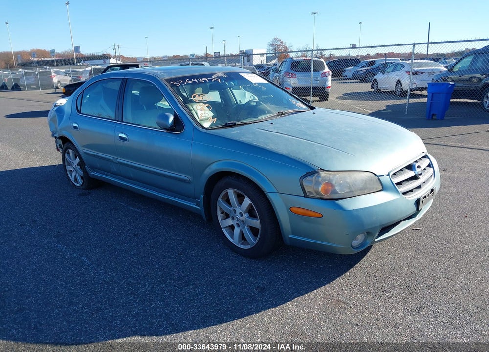 2002 NISSAN MAXIMA GLE VIN: JN1DA31A72T318144