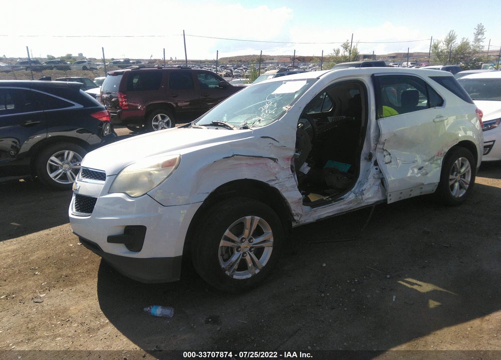 2012 CHEVROLET EQUINOX LS VIN: 2GNALBEK6C1302362