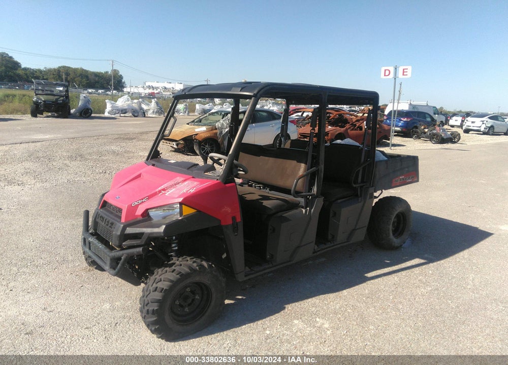 2016 POLARIS RANGER CREW 570-4 VIN: 3NSRNA575GE761465