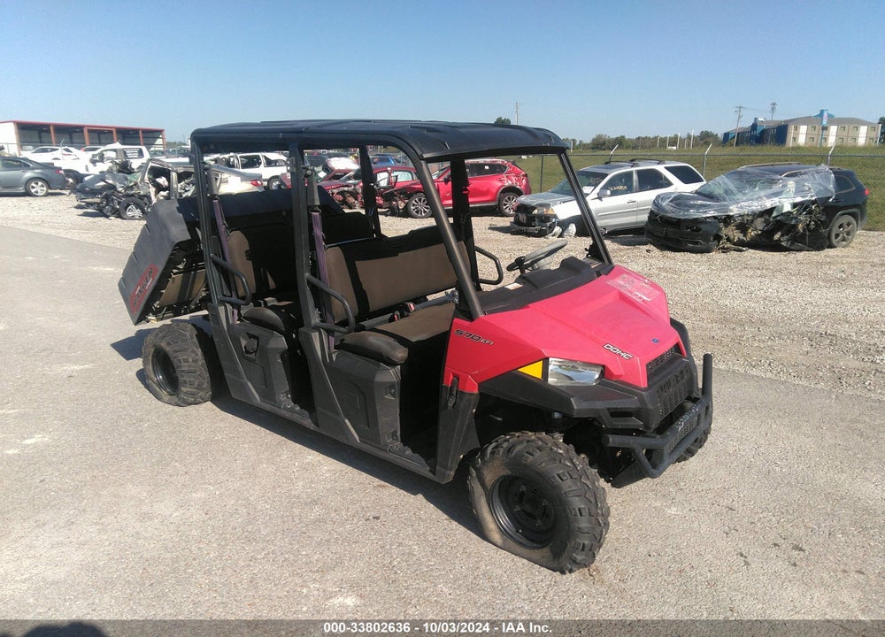 2016 POLARIS RANGER CREW 570-4 VIN: 3NSRNA575GE761465