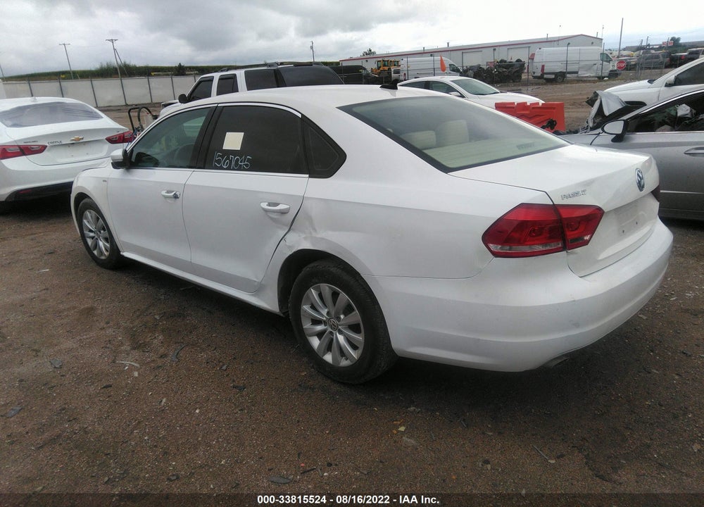 2014 VOLKSWAGEN PASSAT 1.8T WOLFSBURG EDITION VIN: 1VWAT7A39EC109329