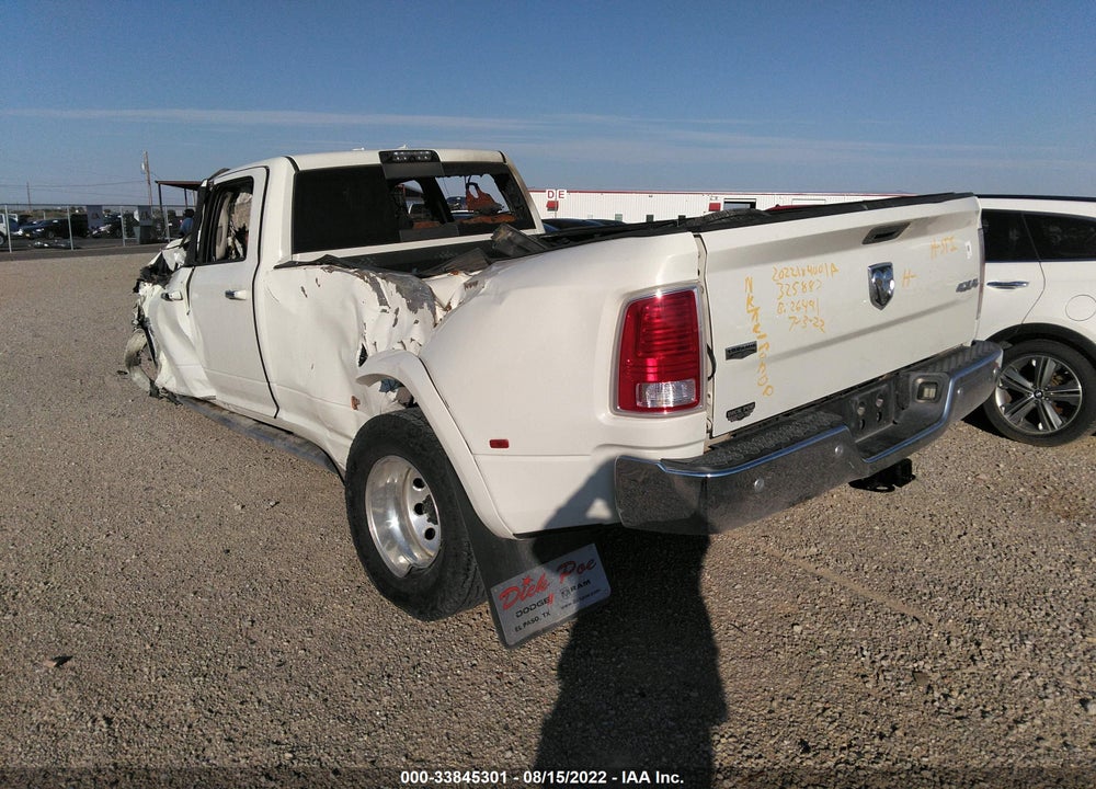 2018 RAM 3500 LAIE  4X4 8' BOX VIN: 3C63RRJL3JG267895