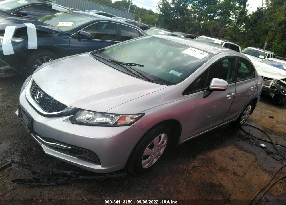 2015 HONDA CIVIC LX VIN: 19XFB2F52FE267921