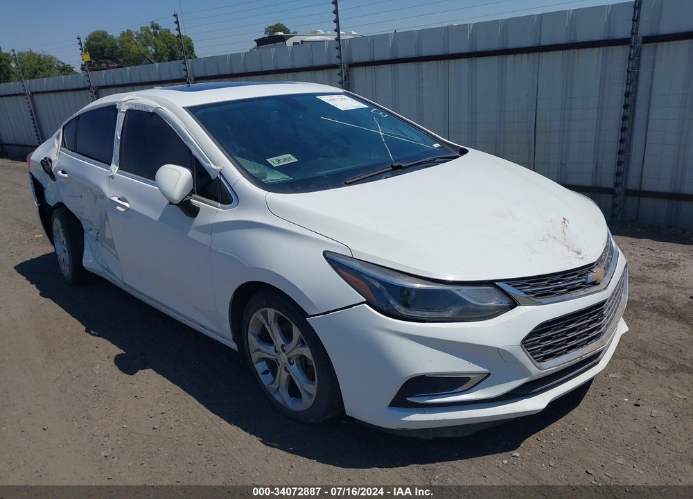 2016 CHEVROLET CRUZE PREMIER AUTO VIN: 1G1BG5SM8G7270959