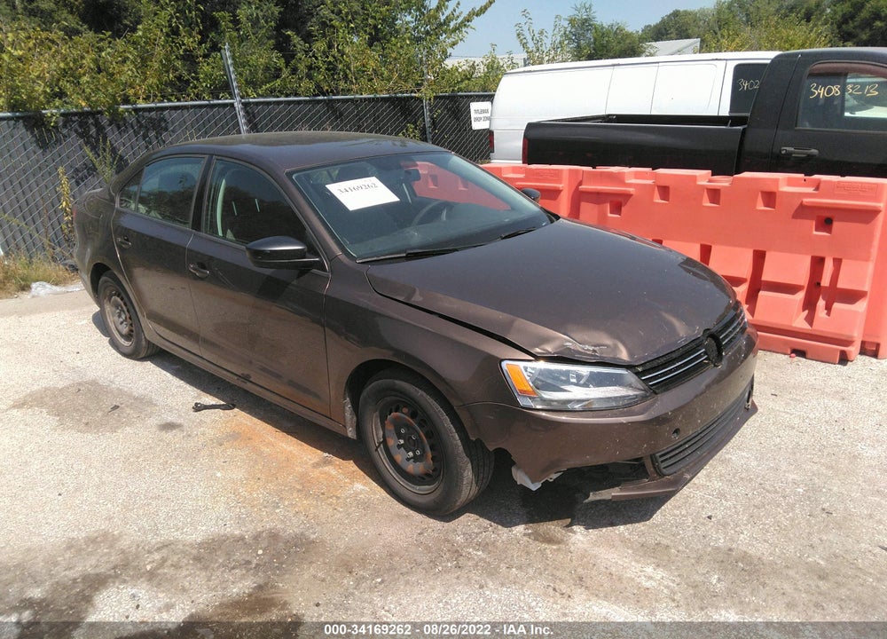 2012 VOLKSWAGEN JETTA 2.0L S VIN: 3VW1K7AJ9CM471819