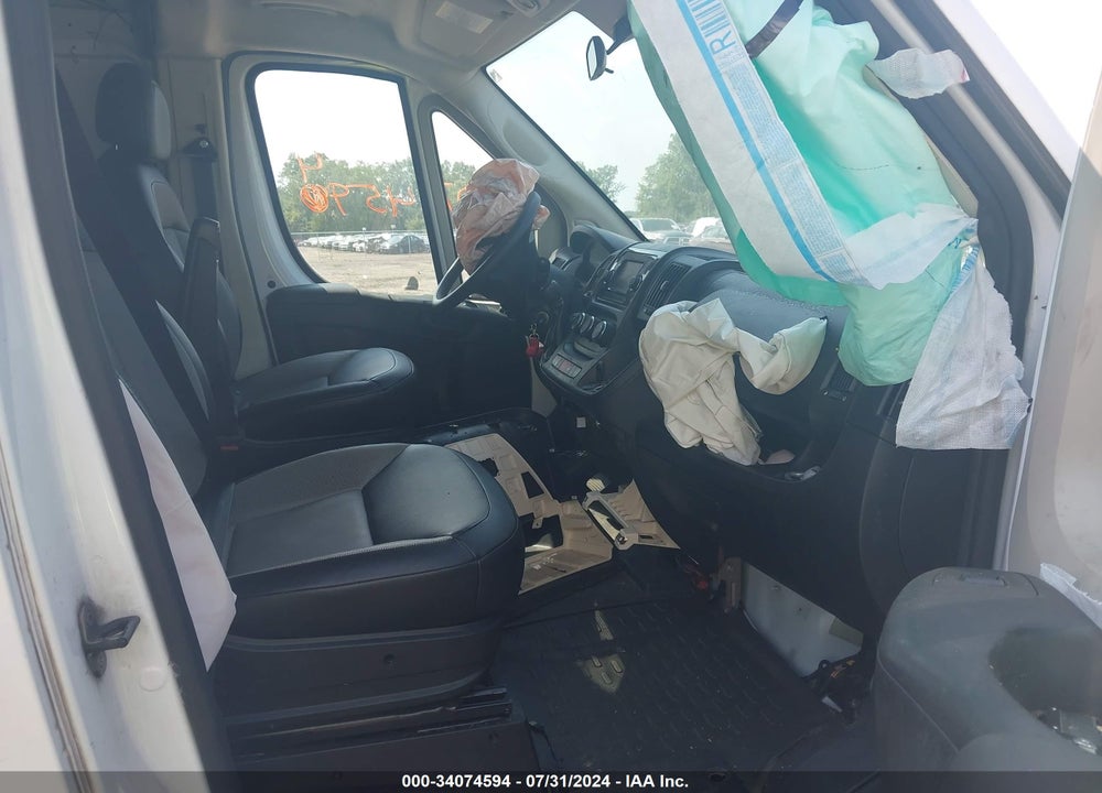 2019 RAM PROMASTER 3500 CARGO VAN HIGH ROOF 159 WB EXT VIN: 3C6URVJG3KE562122