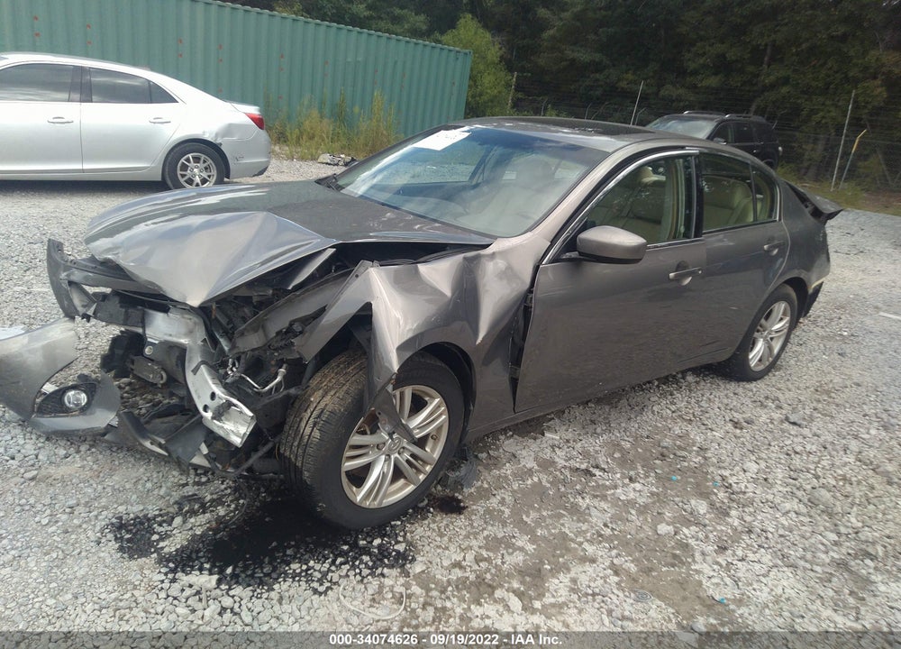 2012 INFINITI G37X VIN: JN1CV6AR8CM678090
