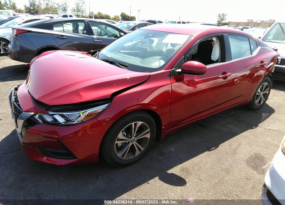 2022 NISSAN SENTRA SV XTRONIC CVT VIN: 3N1AB8CV9NY272258