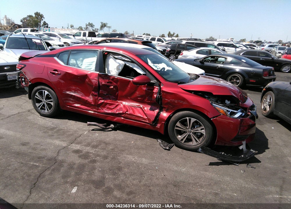 2022 NISSAN SENTRA SV XTRONIC CVT VIN: 3N1AB8CV9NY272258