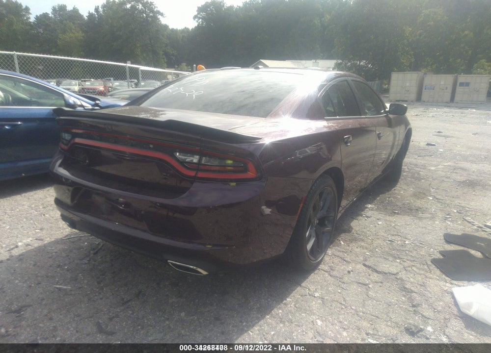 2021 DODGE CHARGER SXT RWD VIN: 2C3CDXBGXMH633275
