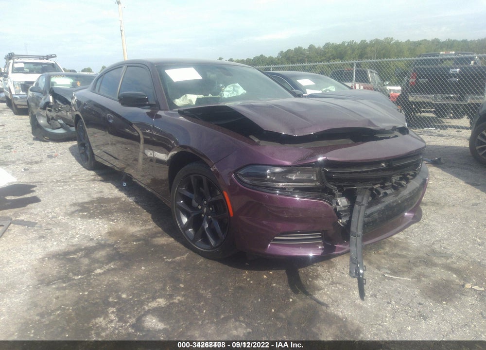 2021 DODGE CHARGER SXT RWD VIN: 2C3CDXBGXMH633275