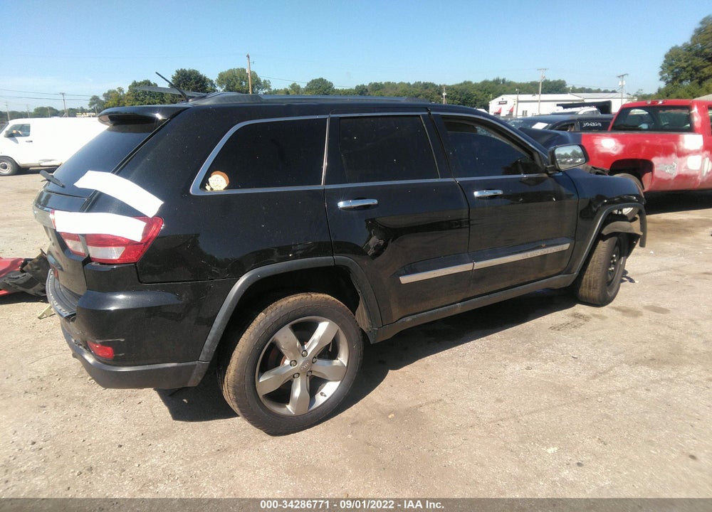 2013 JEEP GRAND CHEROKEE OVERLAND VIN: 1C4RJFCT8DC640037