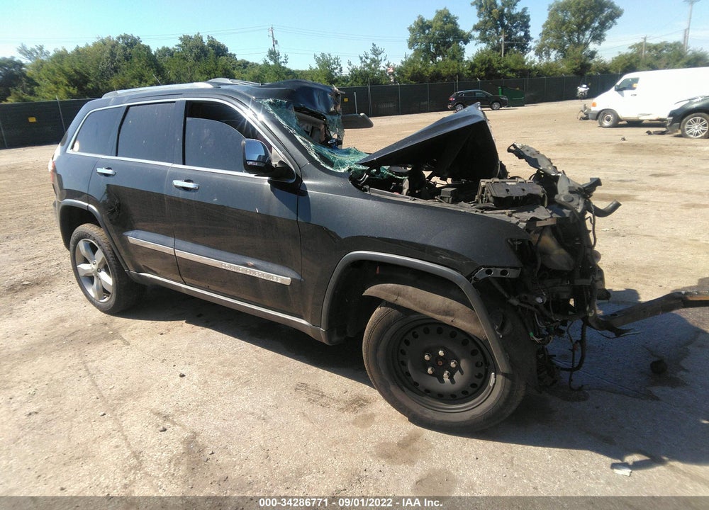 2013 JEEP GRAND CHEROKEE OVERLAND VIN: 1C4RJFCT8DC640037